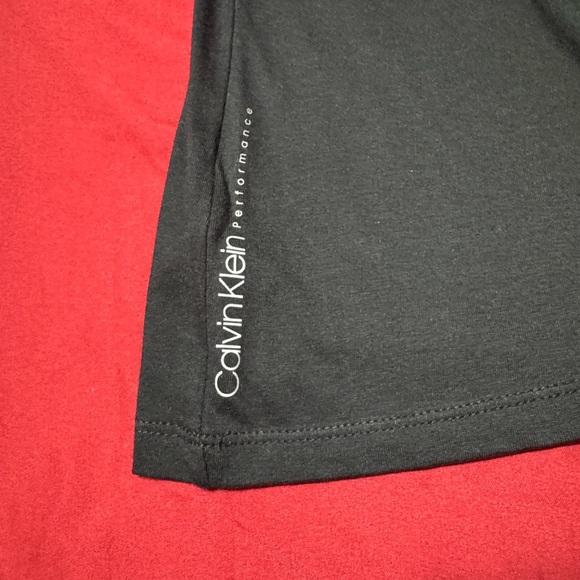 Calvin Klein Women's Charcoal Tee - Picture 5 of 5